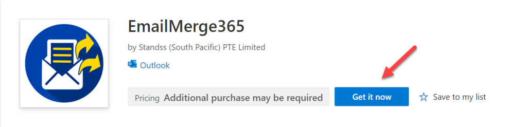 EmailMerge365 on Microsoft Appsource