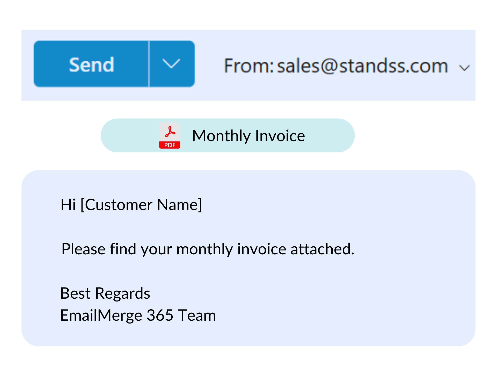 Mail merge with Attachments